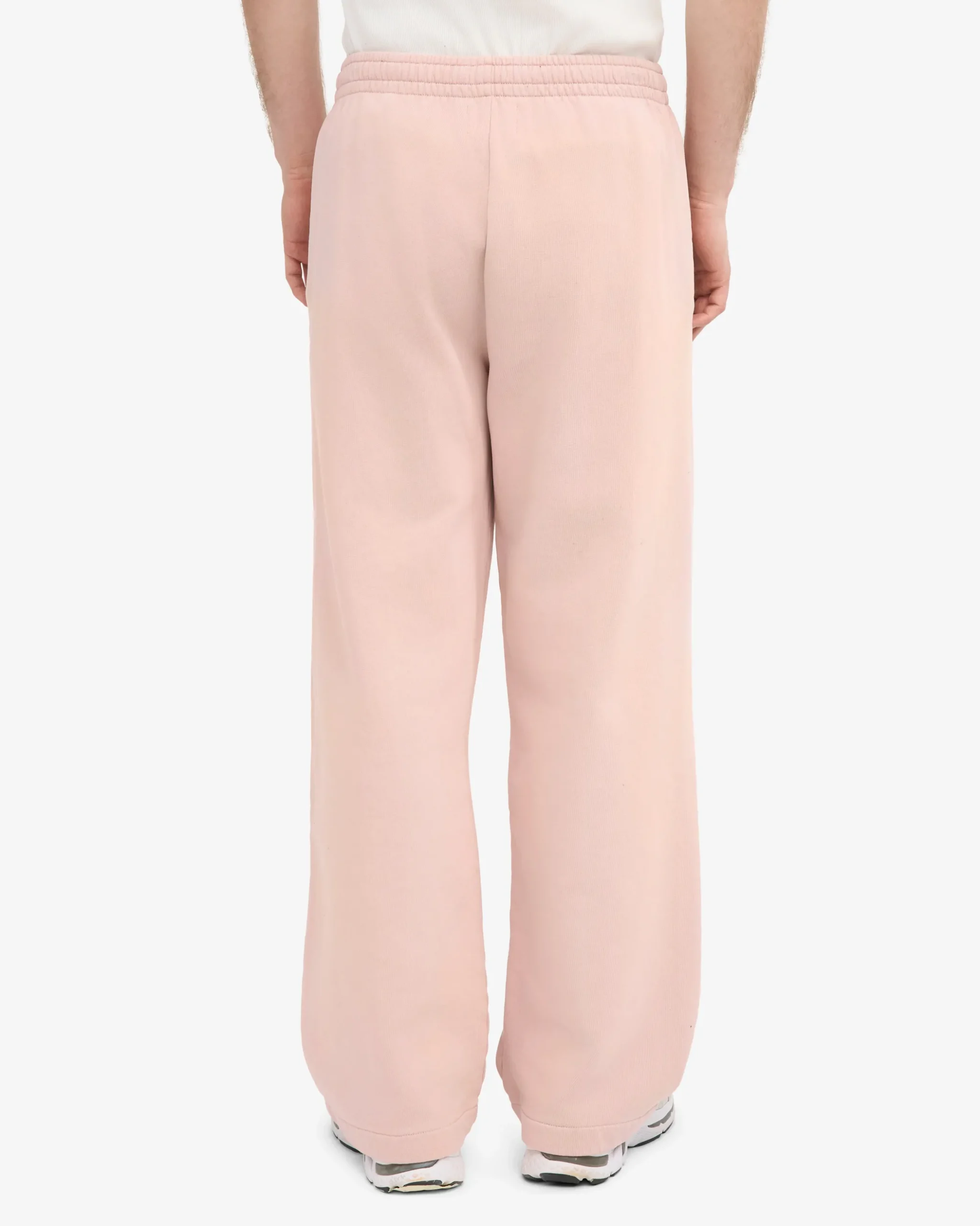 Organic Straight Leg Sweatpants - Faded Pink