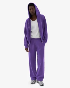 Organic Straight Leg Sweatpants - Ultra Violet