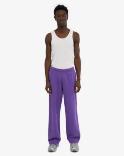 Organic Straight Leg Sweatpants - Ultra Violet