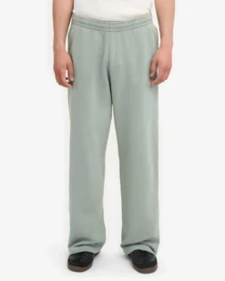 Organic Straight Leg Sweatpants - Steel Blue