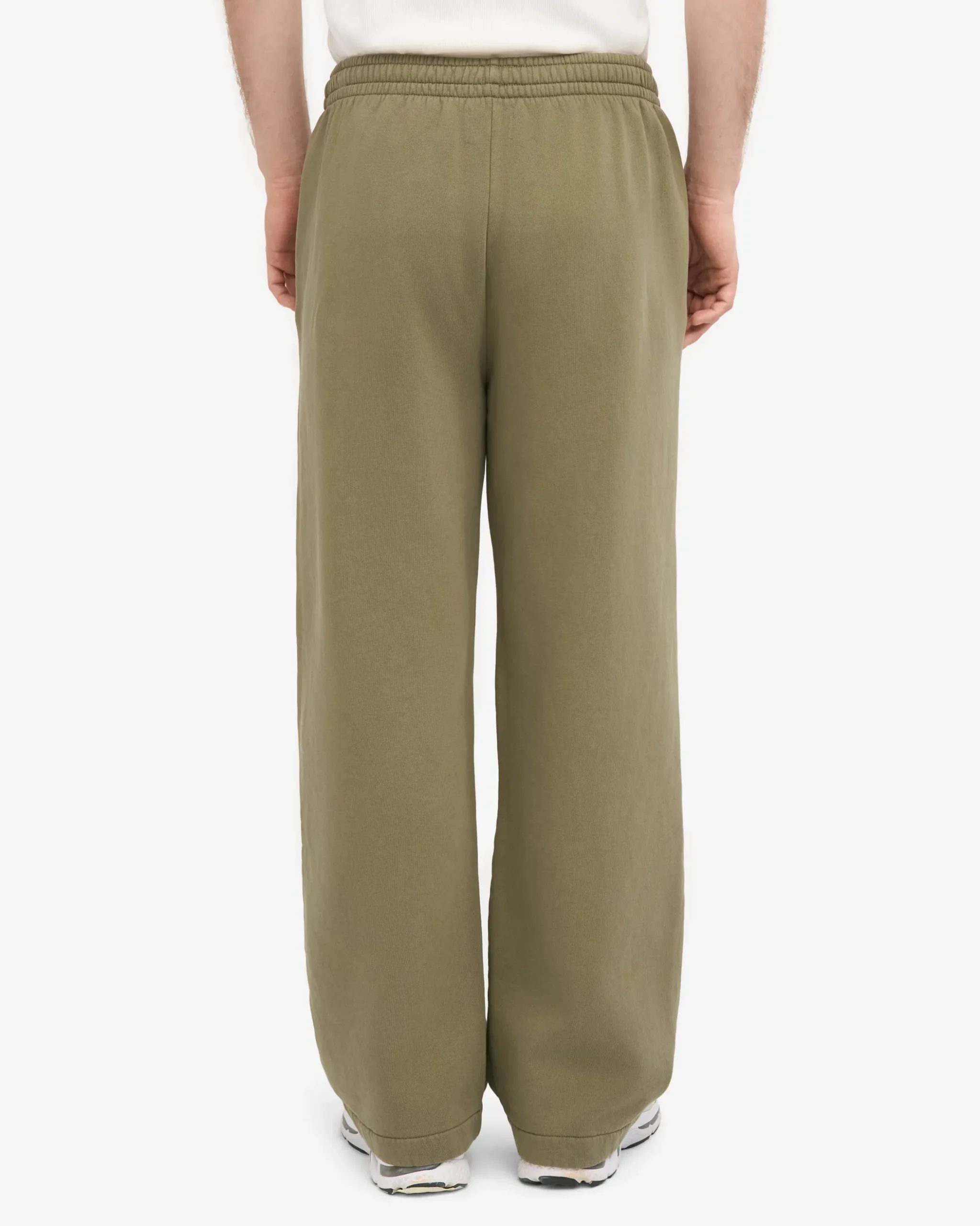 Organic Straight Leg Sweatpants - Dusty Olive