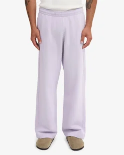 Organic Straight Leg Sweatpants - Soft Lavender