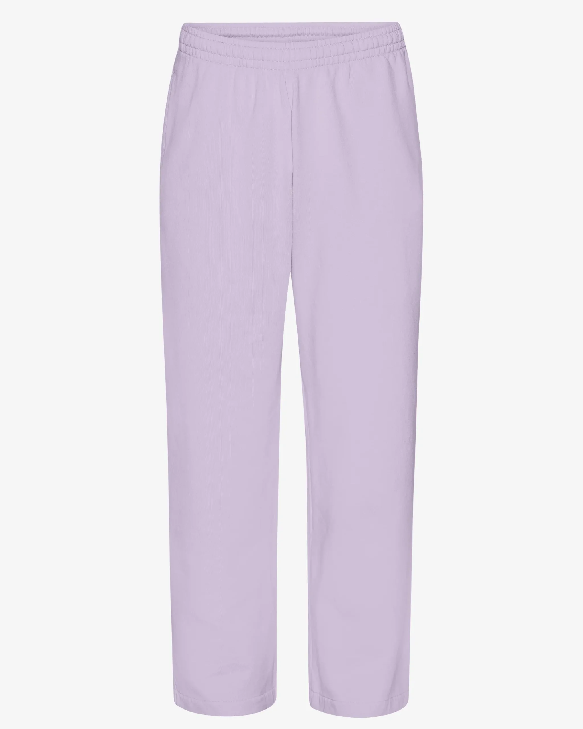 Organic Straight Leg Sweatpants - Soft Lavender