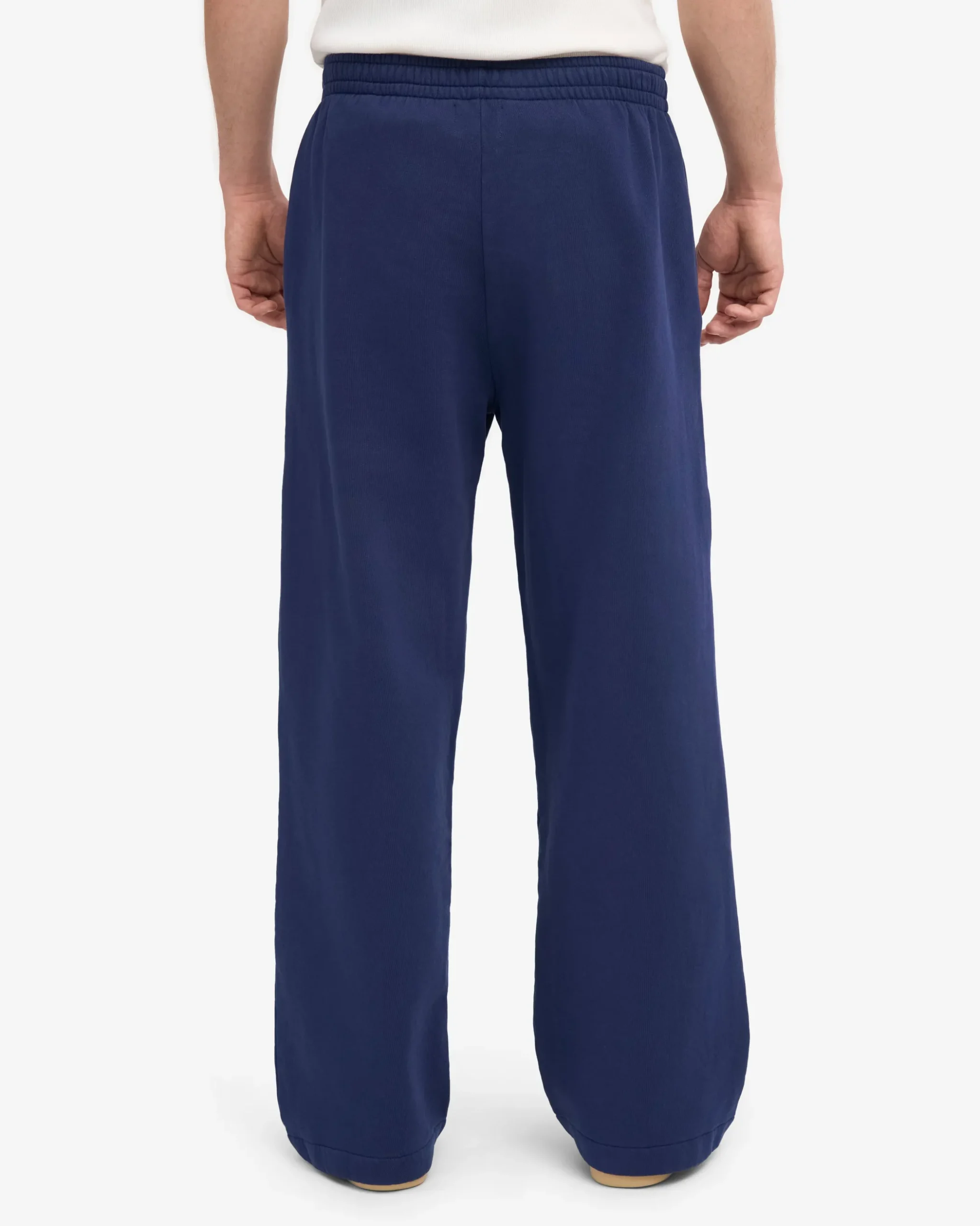 Organic Straight Leg Sweatpants - Marine Blue