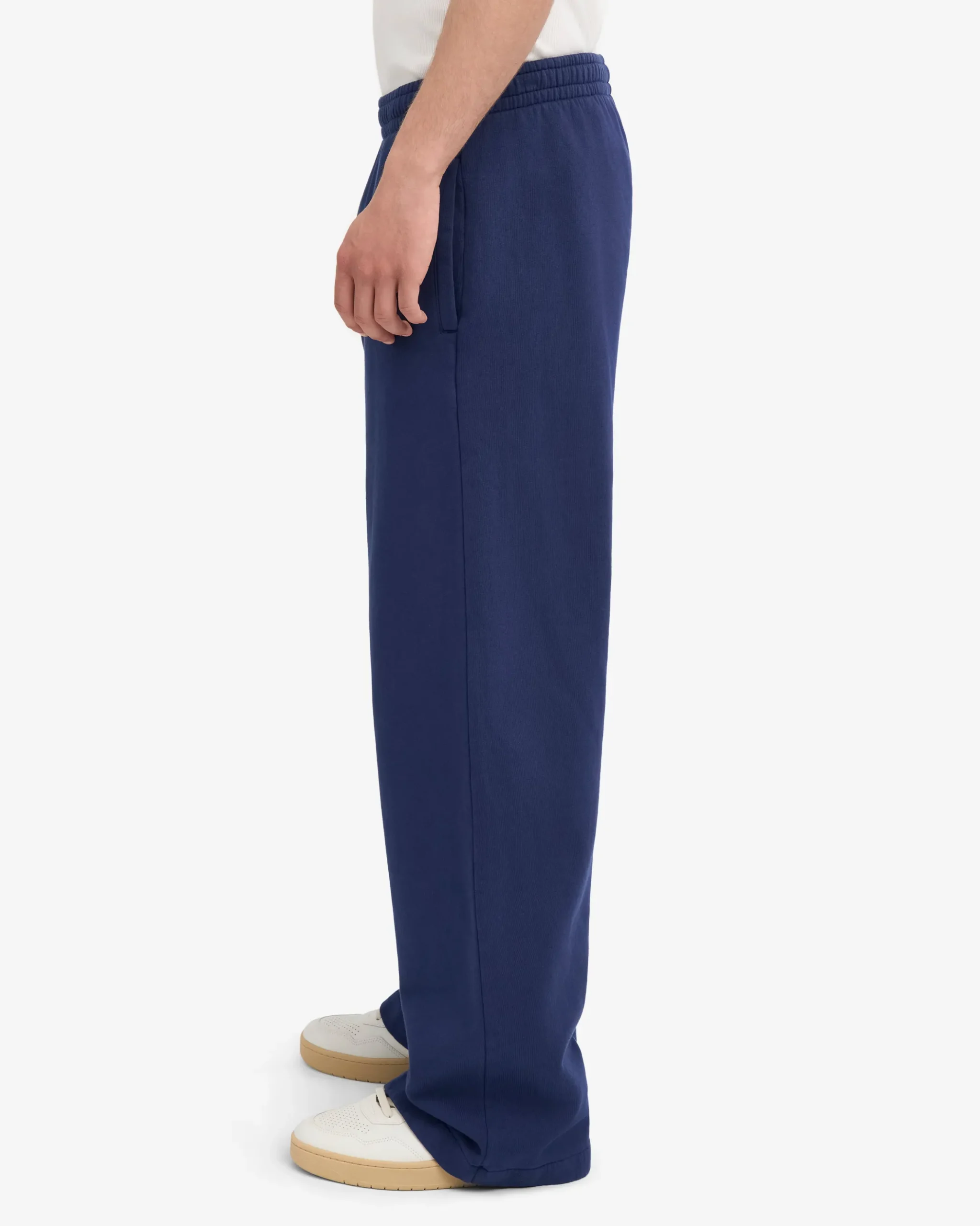 Organic Straight Leg Sweatpants - Marine Blue
