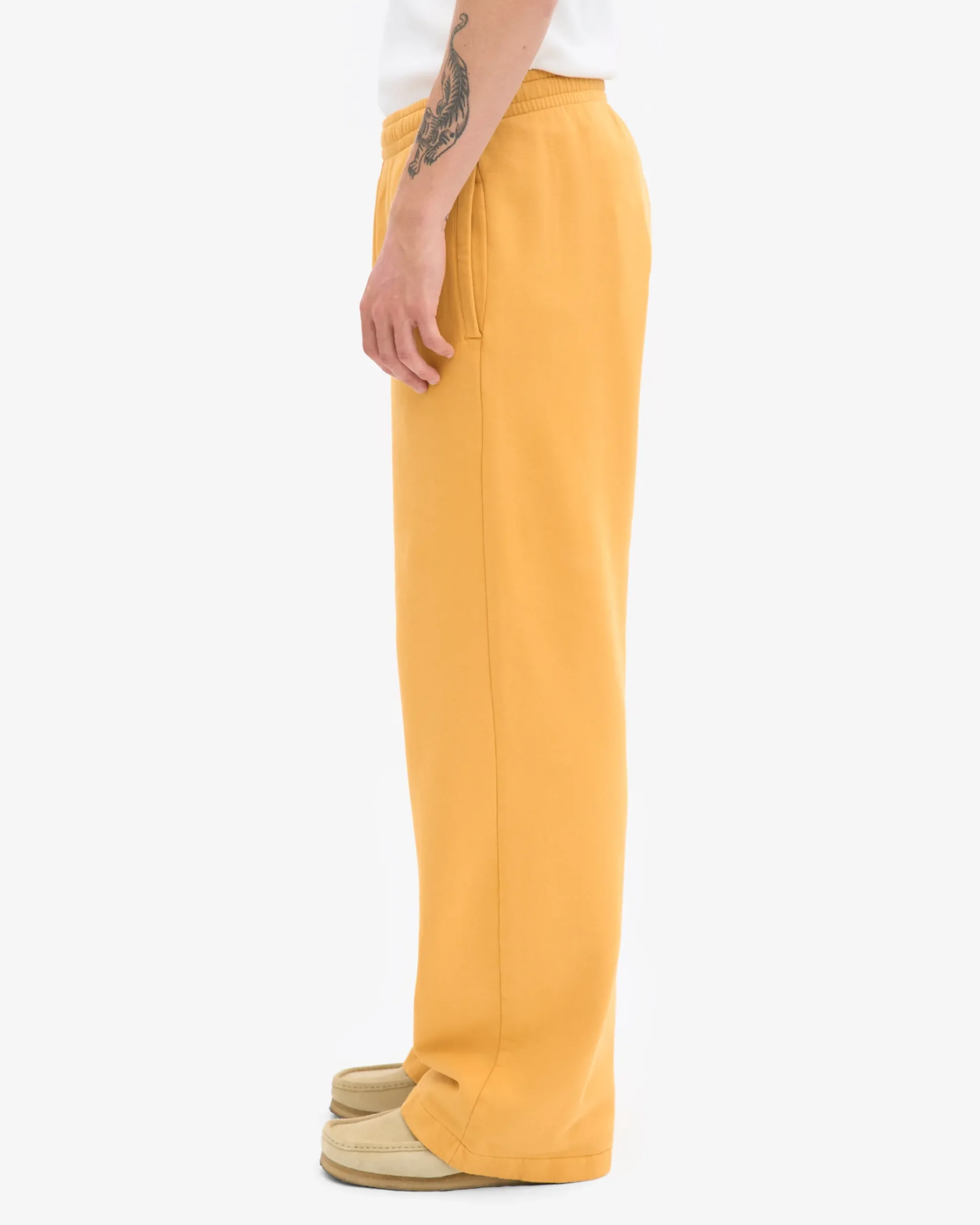 Organic Straight Leg Sweatpants - Burned Yellow