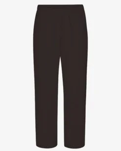 Organic Straight Leg Sweatpants - Coffee Brown