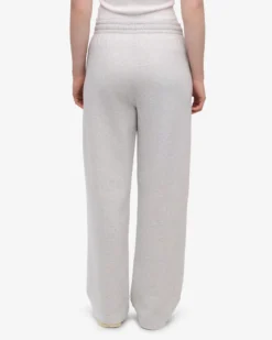 Organic Straight Leg Sweatpants - Snow Melange