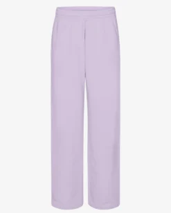 Organic Straight Leg Sweatpants - Soft Lavender