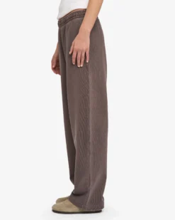Organic Straight Leg Sweatpants - Faded Mud
