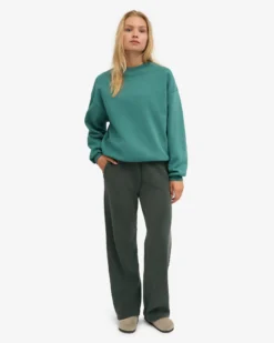 Organic Straight Leg Sweatpants - Midnight Forest