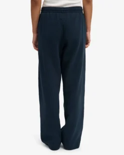 Organic Straight Leg Sweatpants - Navy Blue