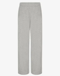 Organic Straight Leg Sweatpants - Heather Grey