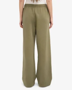 Organic Straight Leg Sweatpants - Dusty Olive