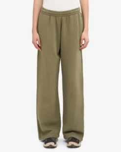 Organic Straight Leg Sweatpants - Dusty Olive