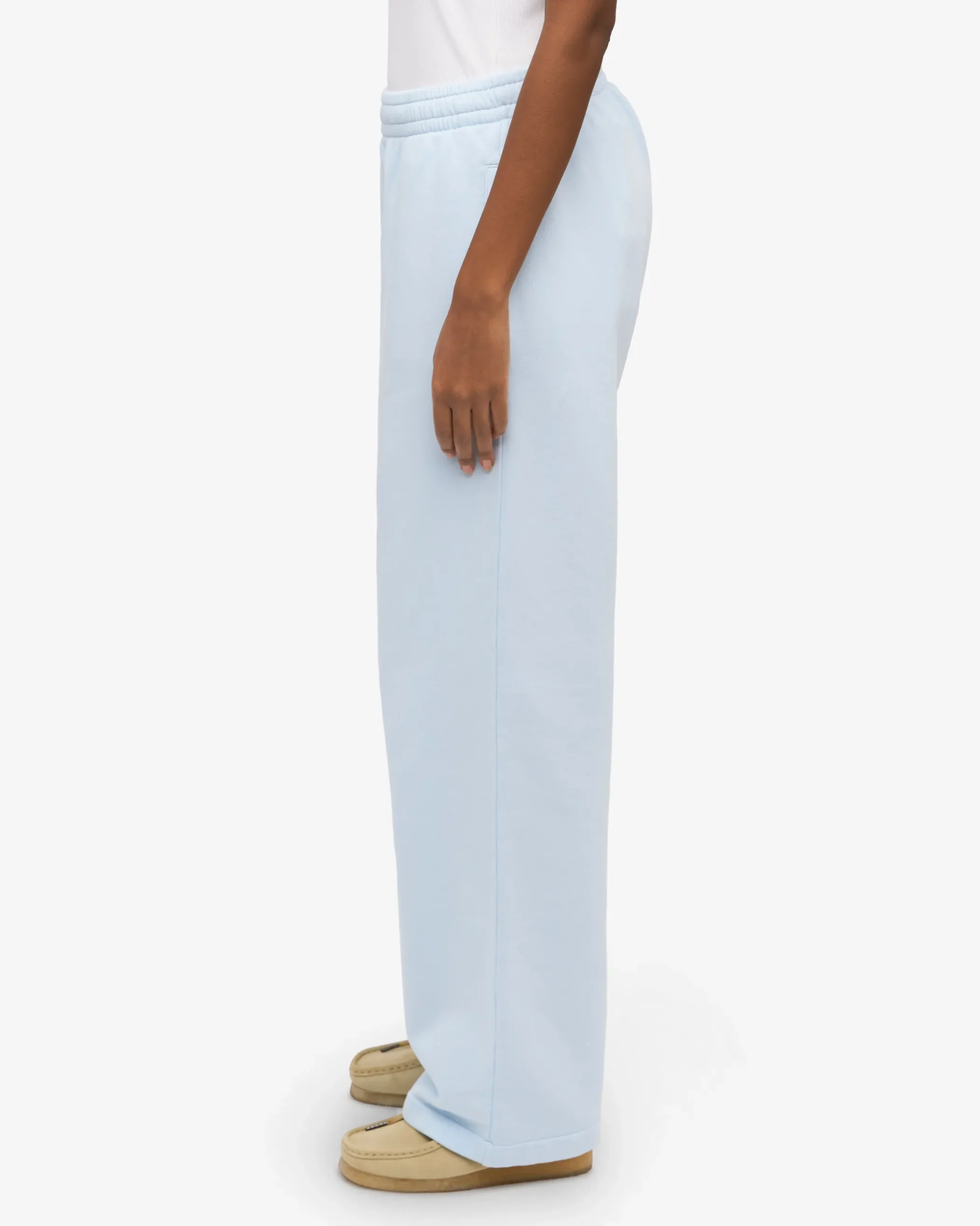 Organic Straight Leg Sweatpants - Polar Blue