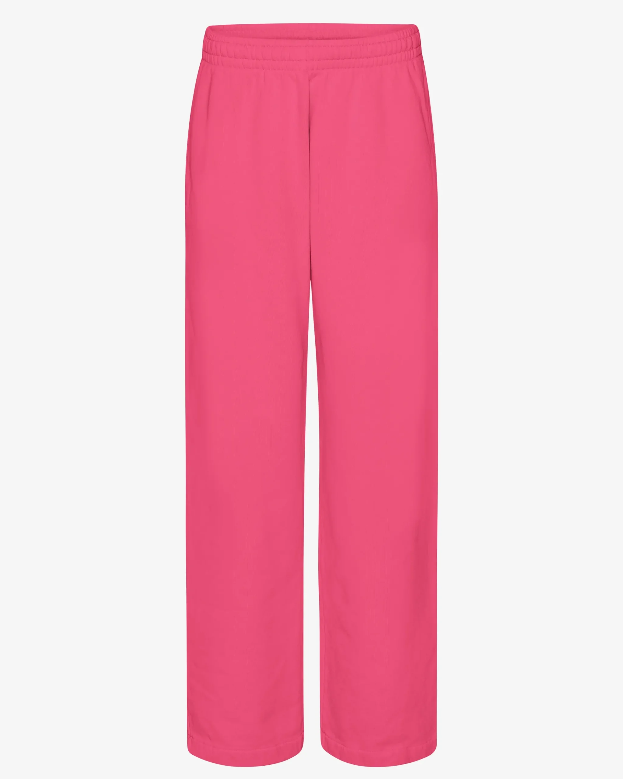 Organic Straight Leg Sweatpants - Bubblegum Pink