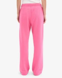 Organic Straight Leg Sweatpants - Bubblegum Pink