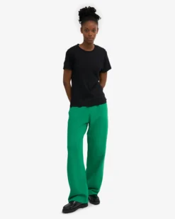 Organic Straight Leg Sweatpants - Kelly Green