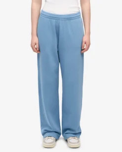 Organic Straight Leg Sweatpants - Seaside Blue