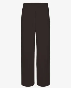 Organic Straight Leg Sweatpants - Coffee Brown