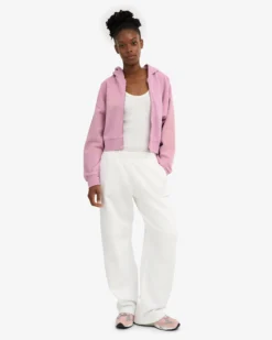 Organic Straight Leg Sweatpants - Optical White