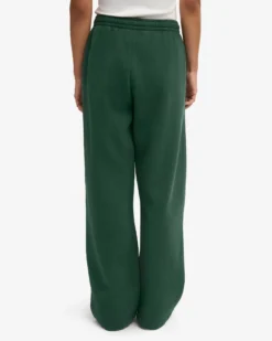 Organic Straight Leg Sweatpants - Emerald Green