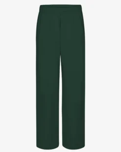 Organic Straight Leg Sweatpants - Emerald Green