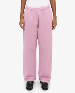 Organic Straight Leg Sweatpants - Cherry Blossom
