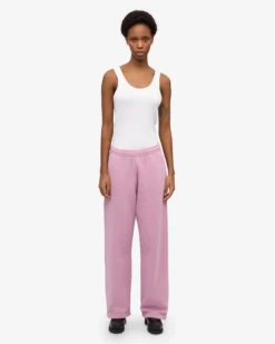 Organic Straight Leg Sweatpants - Cherry Blossom