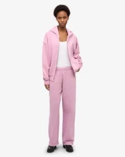 Organic Straight Leg Sweatpants - Cherry Blossom