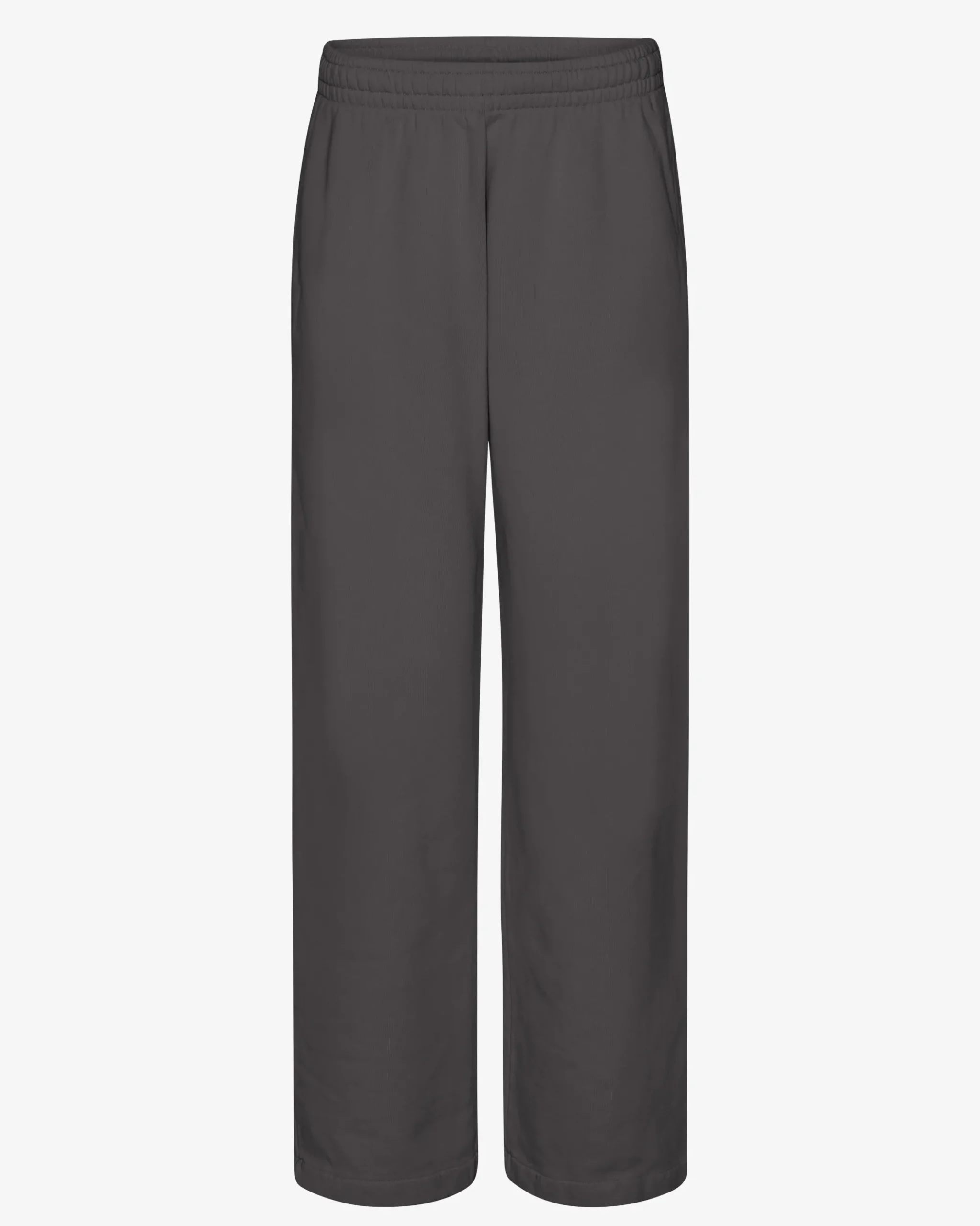 Organic Straight Leg Sweatpants - Lava Grey