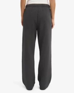 Organic Straight Leg Sweatpants - Lava Grey