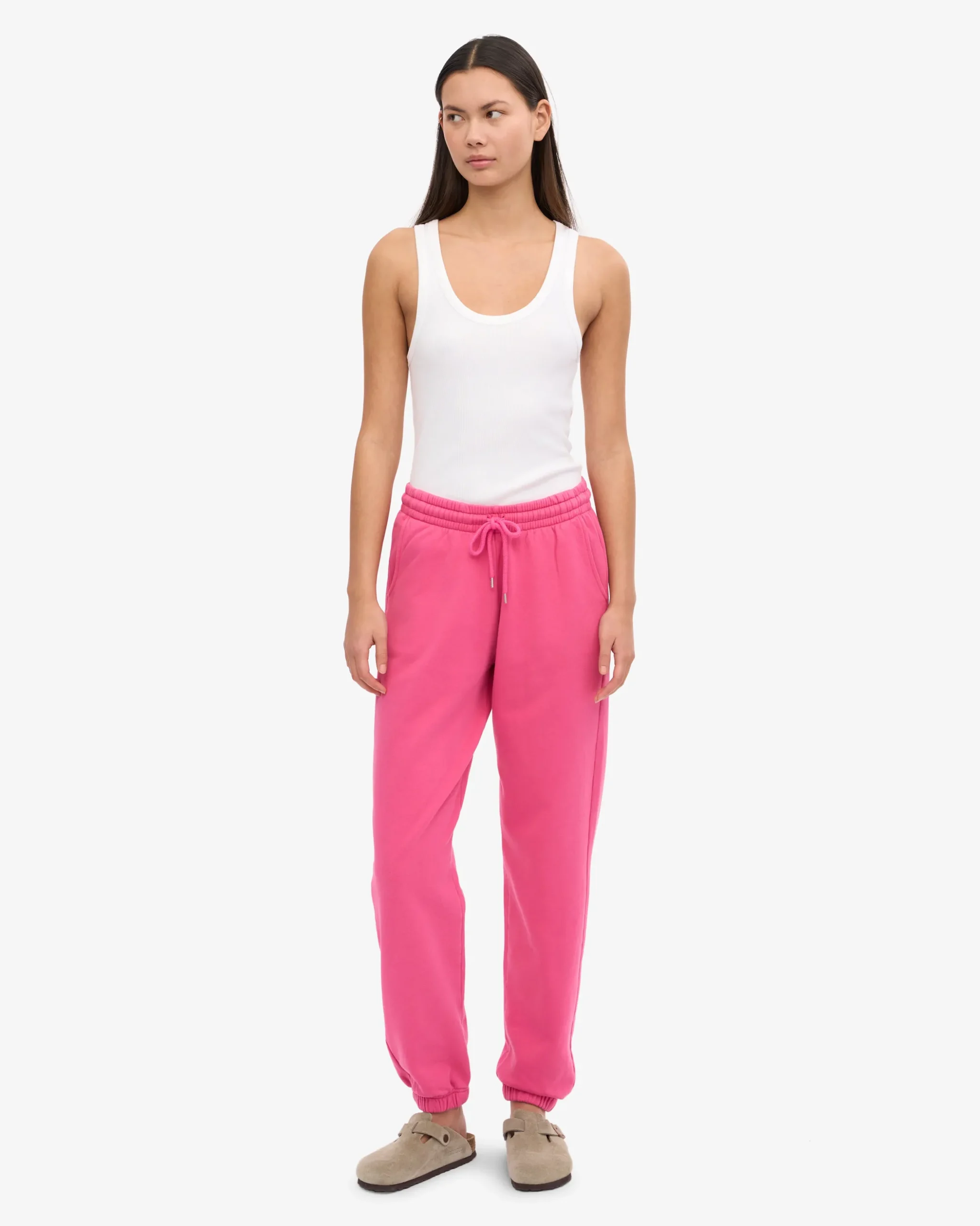 Organic Sweatpants - Bubblegum Pink