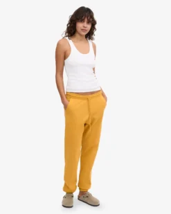 Organic Sweatpants - Burned Yellow