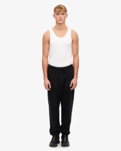 Organic Sweatpants - Deep Black