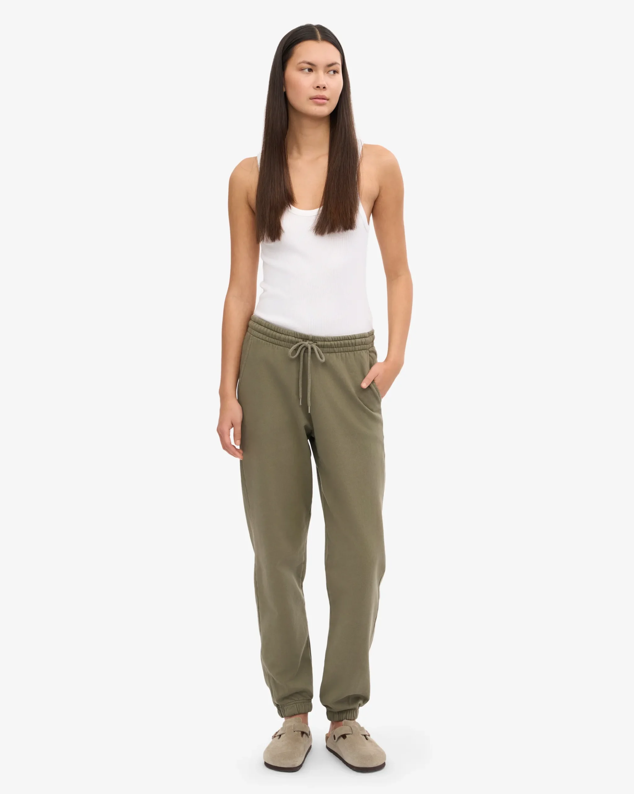 Organic Sweatpants - Dusty Olive