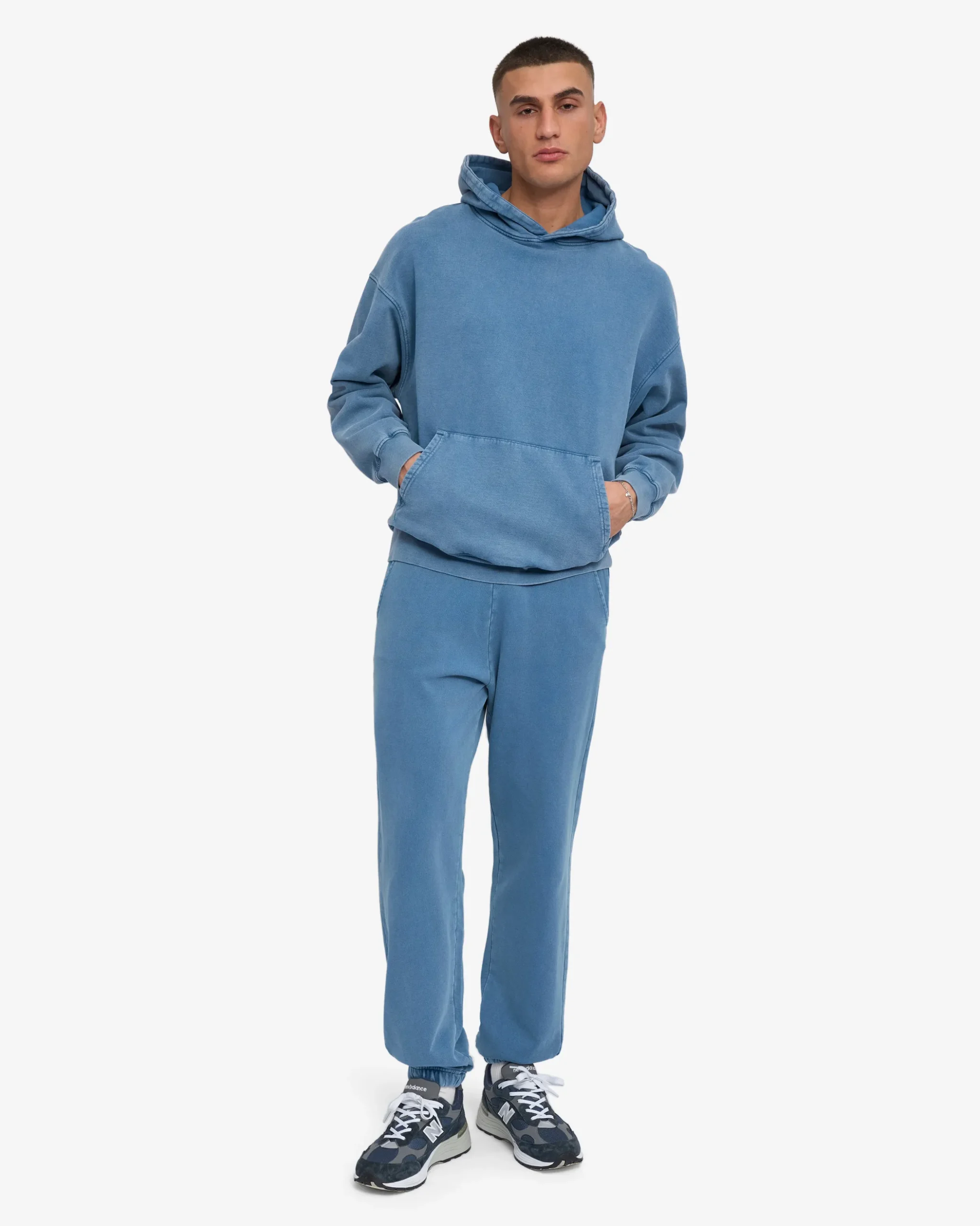 Organic Sweatpants - Faded Indigo