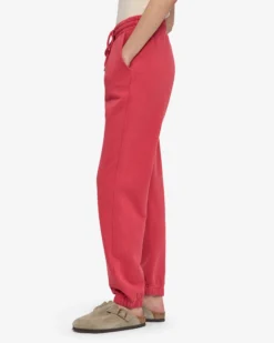 Organic Sweatpants - Faded Red