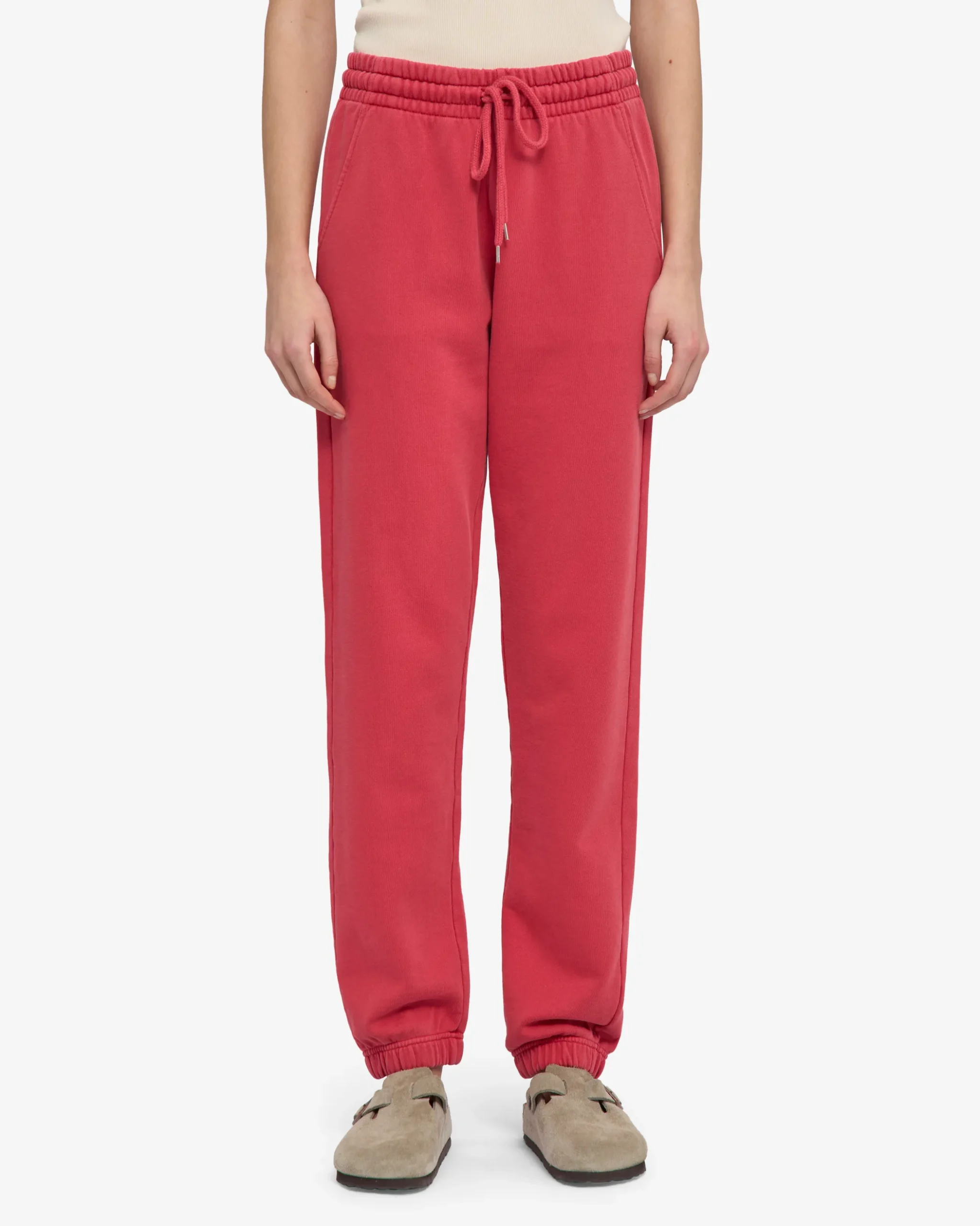 Organic Sweatpants - Faded Red