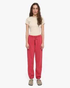 Organic Sweatpants - Faded Red