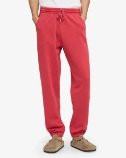Organic Sweatpants - Faded Red