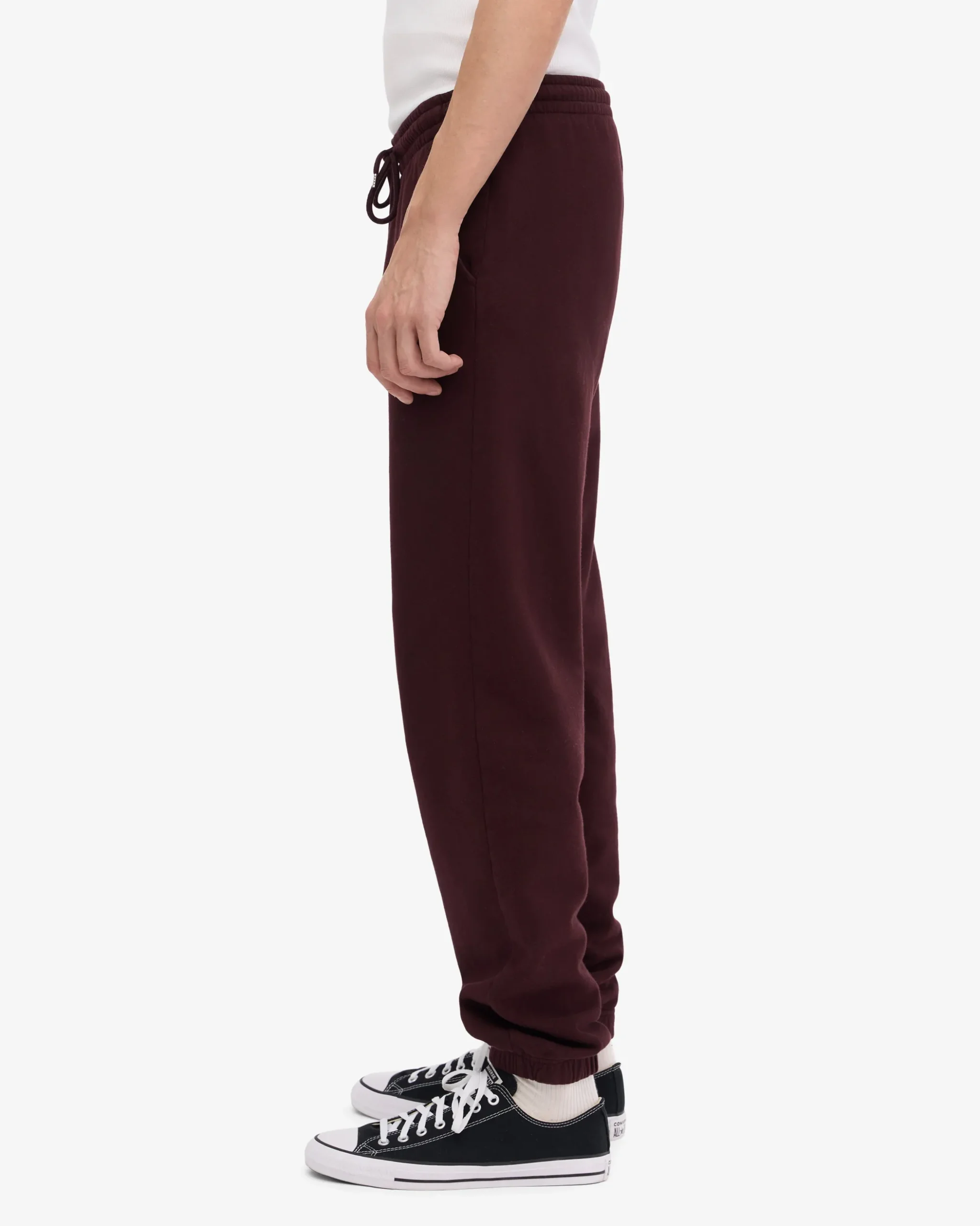 Organic Sweatpants - Oxblood Red