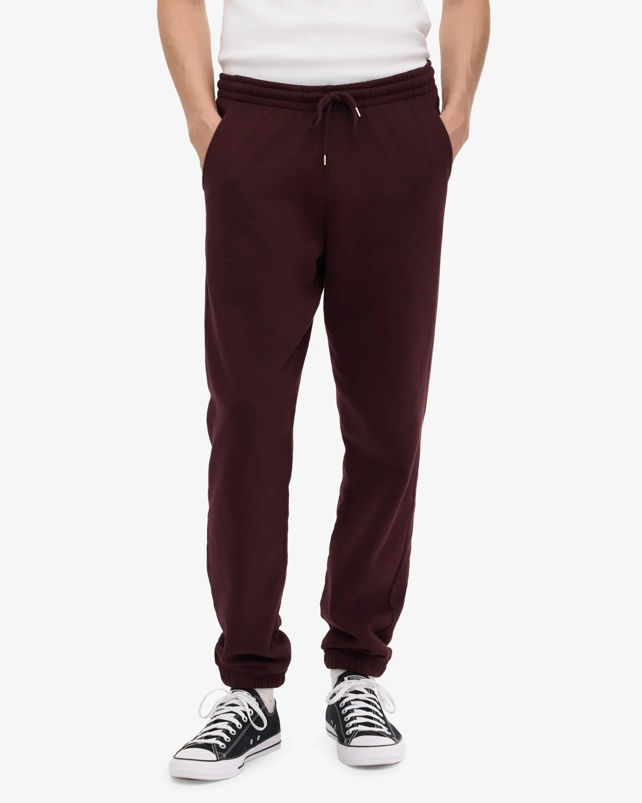 Organic Sweatpants - Oxblood Red