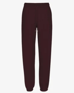 Organic Sweatpants - Oxblood Red