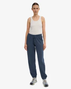 Organic Sweatpants - Petrol Blue