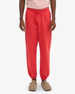 Organic Sweatpants - Red Tangerine