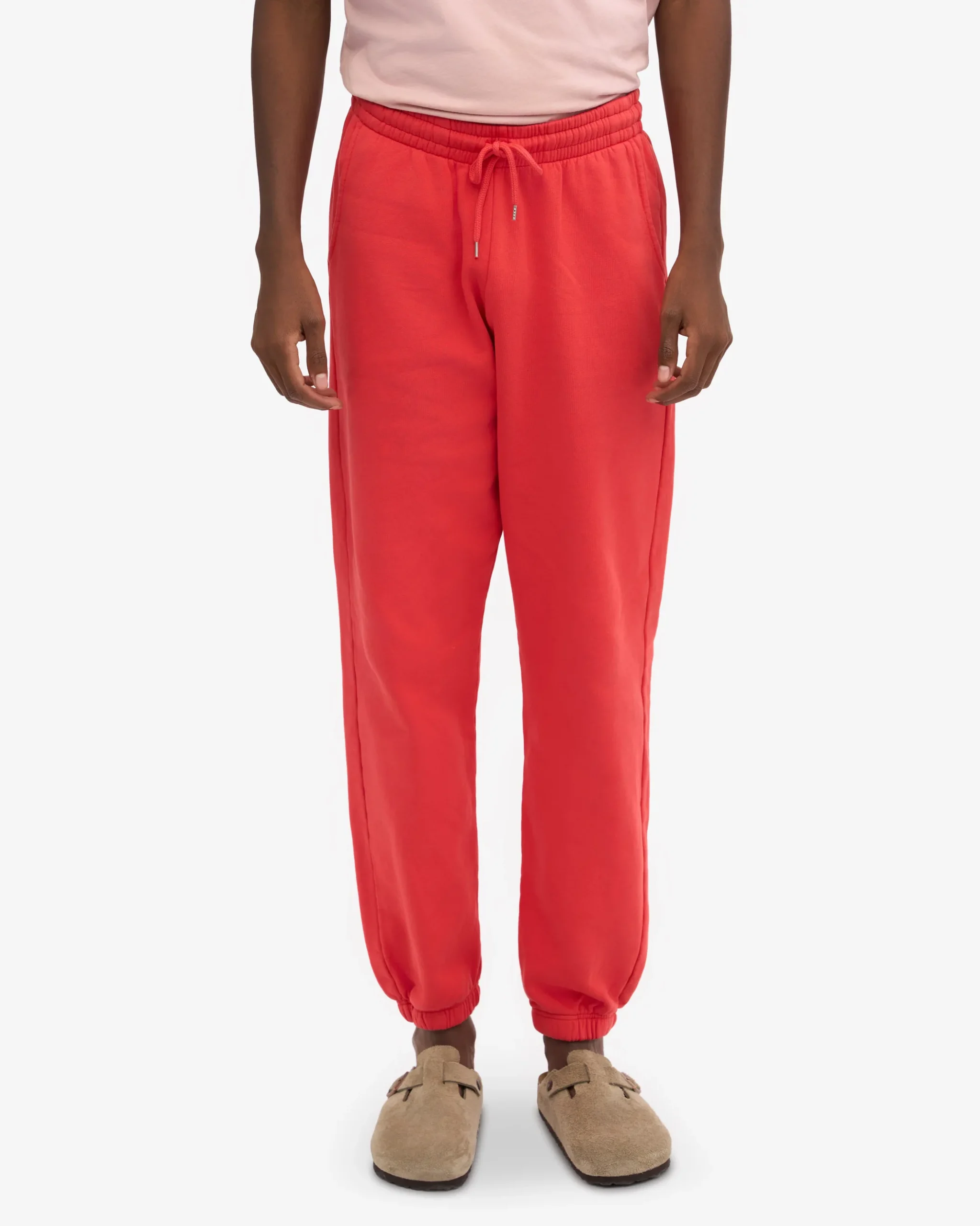 Organic Sweatpants - Red Tangerine