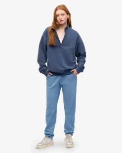 Organic Sweatpants - Seaside Blue