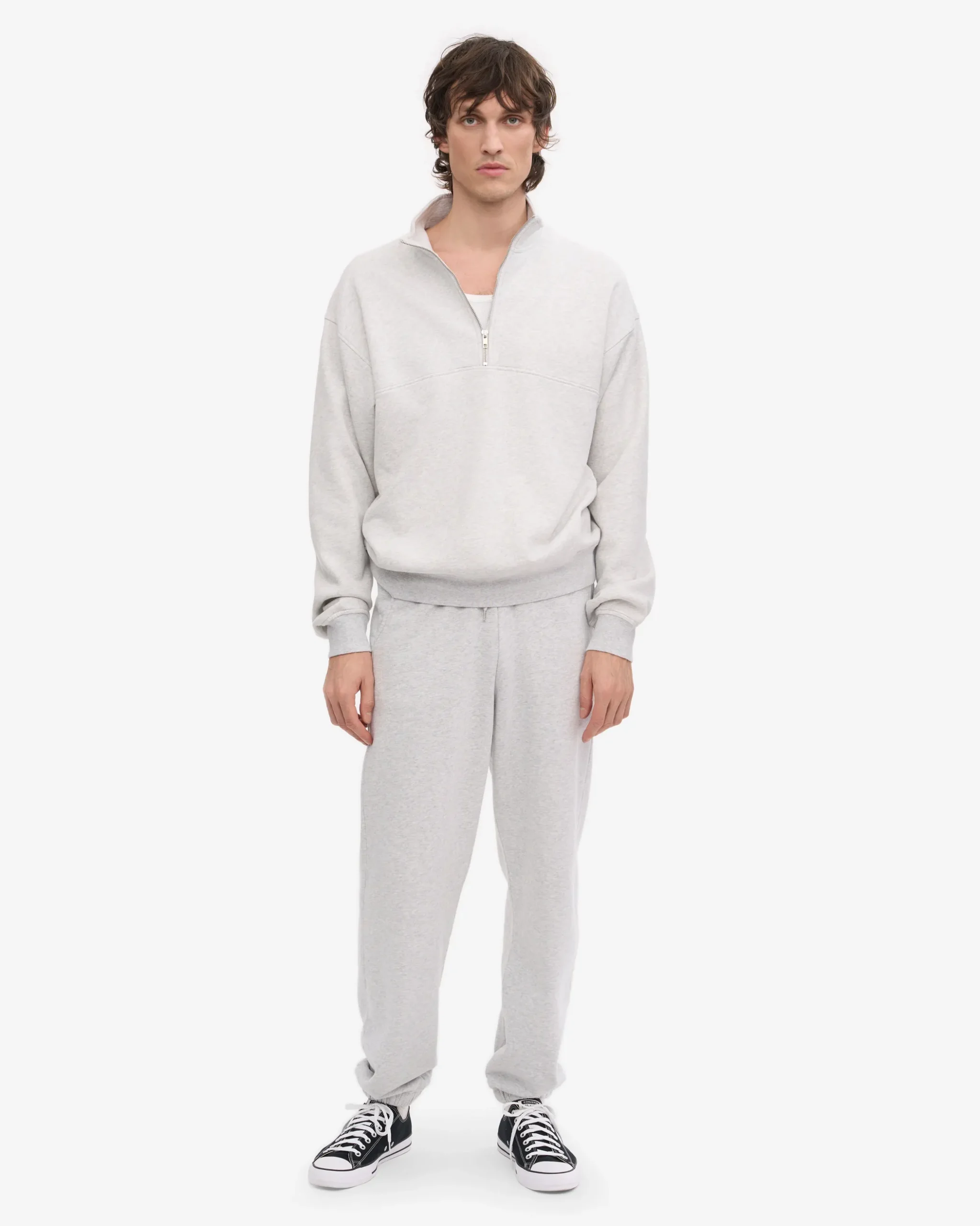 Organic Sweatpants - Snow Melange